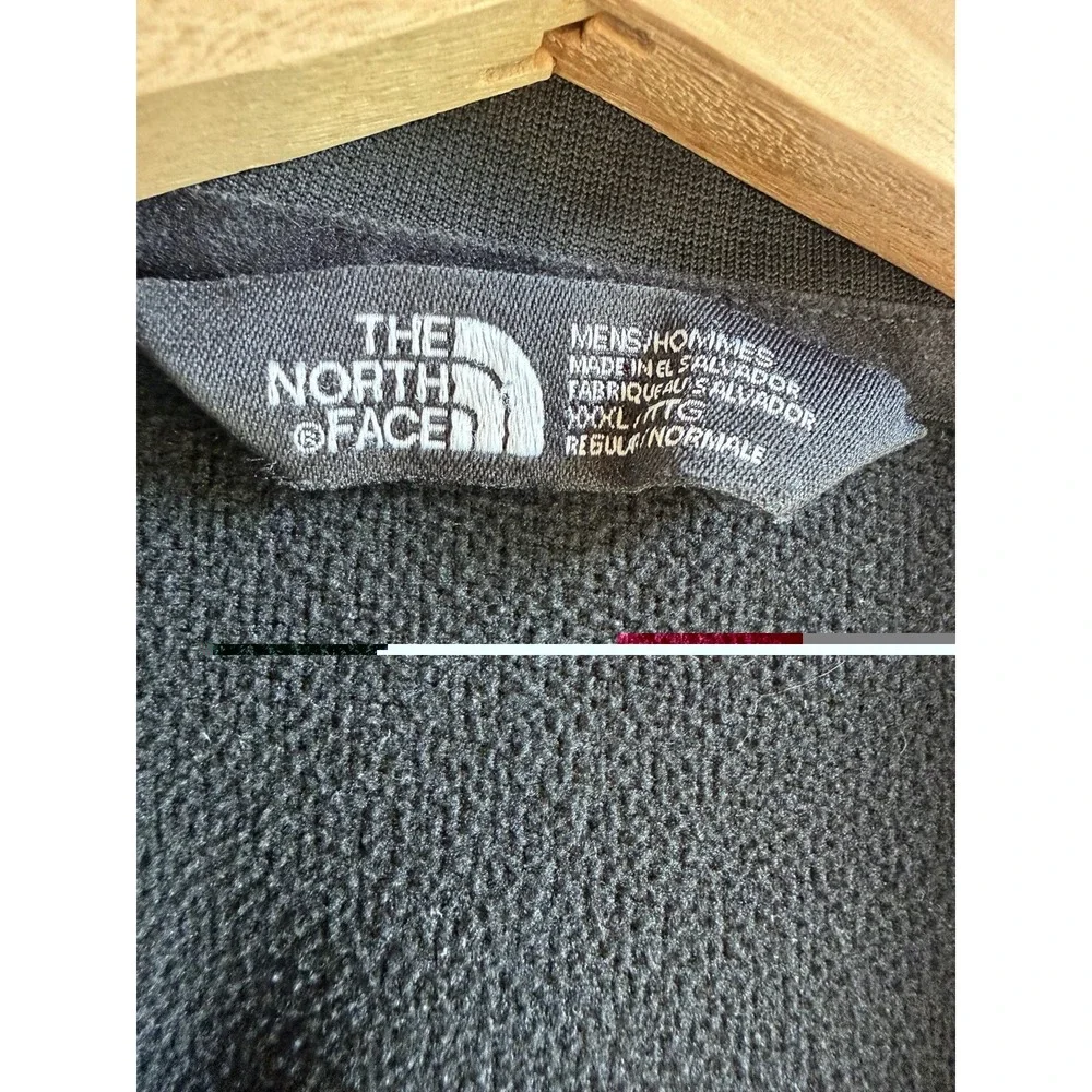The North Face TNF Men's 3XL Black Fleece 1/2 Zip Jacket Long Sleeve